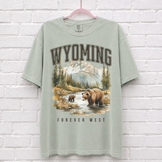 Wyoming Forever West Bear T-Shirt