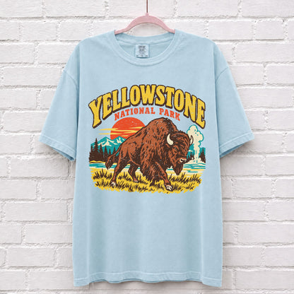 Vintage Yellowstone National Park Bison T-Shirt