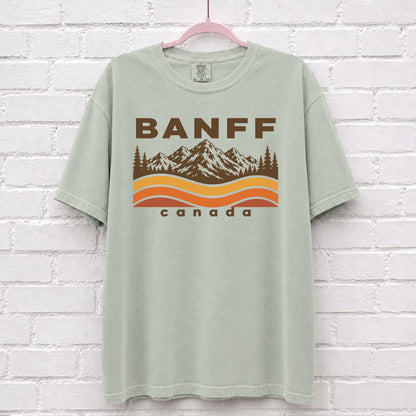 Banff Canada Sunset Wave T-Shirt – alternate product view