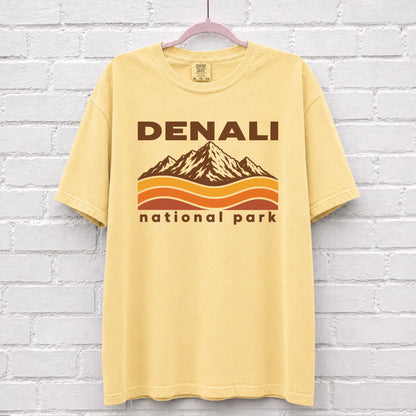Denali National Park Sunset Wave T-Shirt