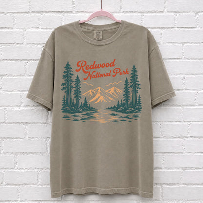 Redwood National Park Forest Graphic T-Shirt
