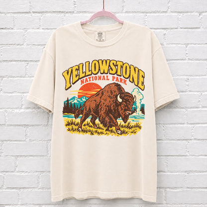 Vintage Yellowstone National Park Bison T-Shirt
