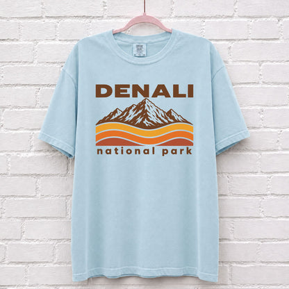 Denali National Park Sunset Wave T-Shirt