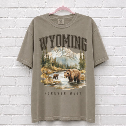 Wyoming Forever West Bear T-Shirt – alternate product view