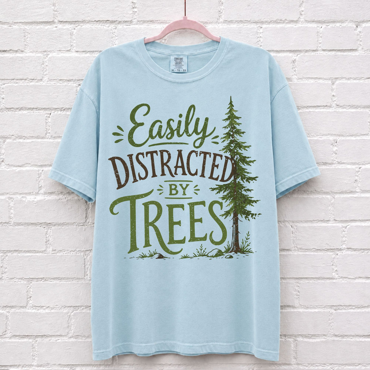 Easily Distracted By Trees Graphic T-Shirt