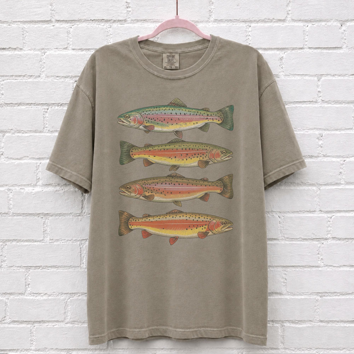 Vintage Rainbow Trout T-Shirt – alternate product view