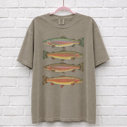 Vintage Rainbow Trout T-Shirt – alternate product view
