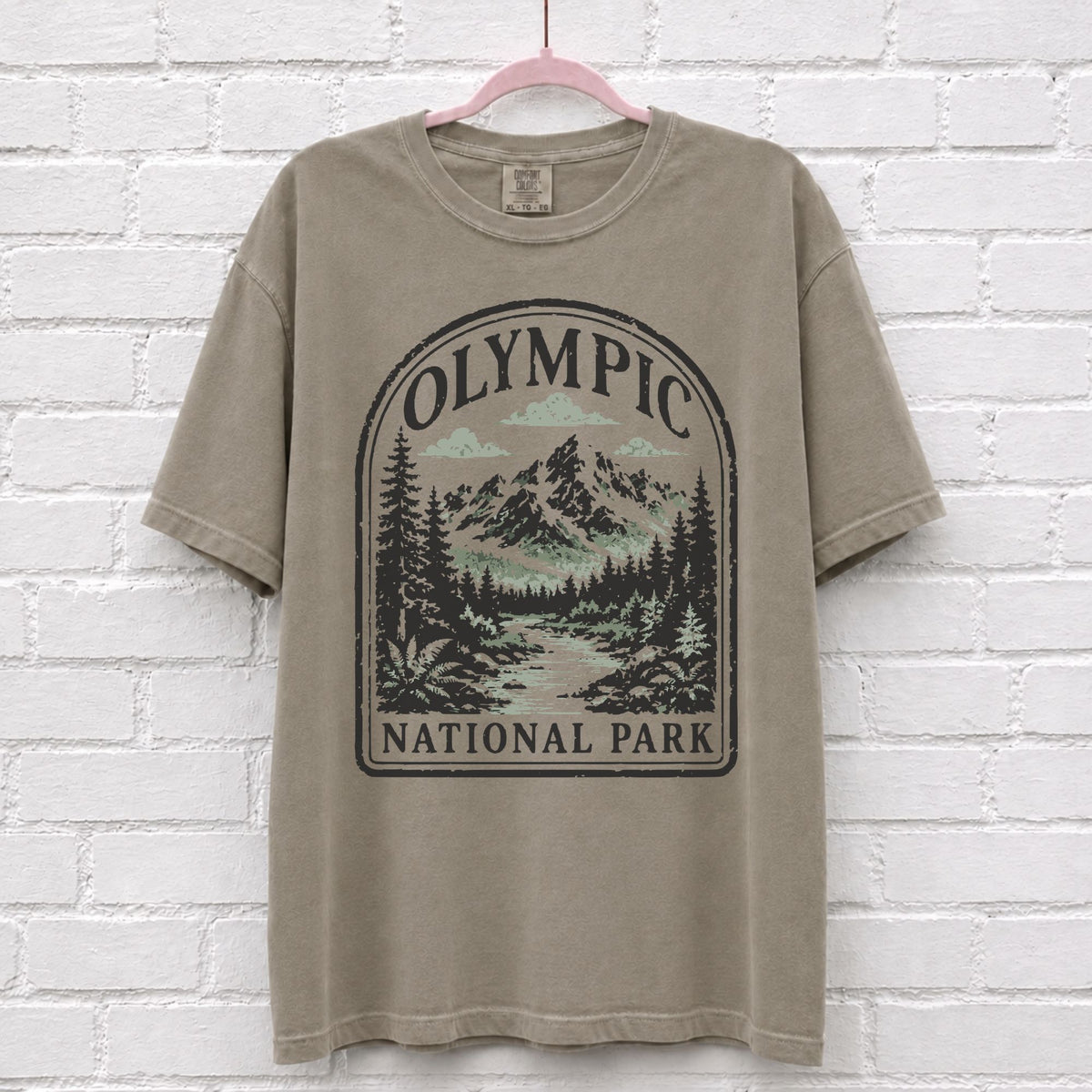 Retro Olympic National Park T-Shirt – alternate product view