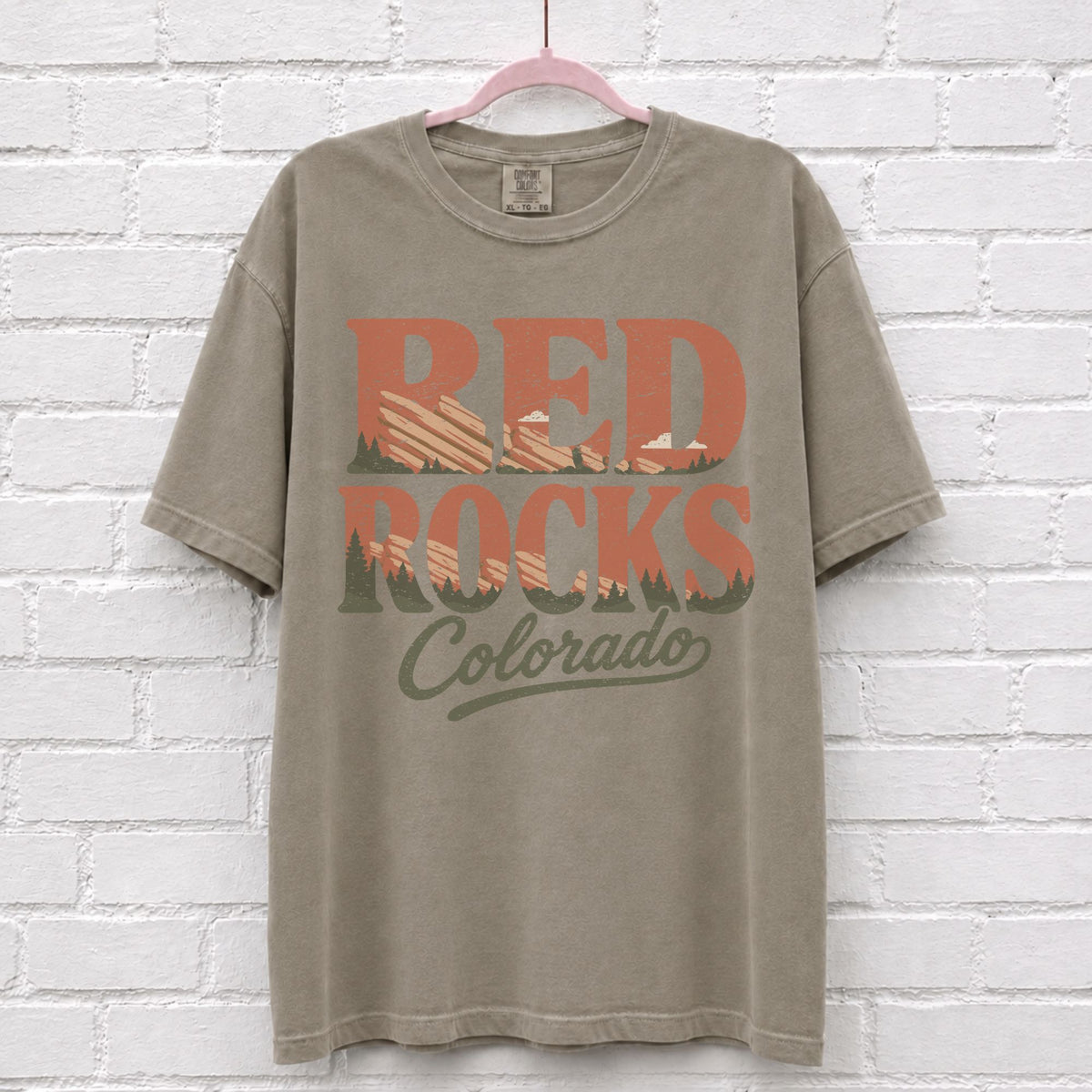 Red Rocks Colorado T-Shirt – alternate product view