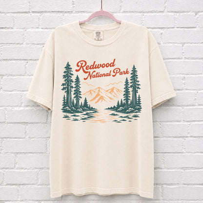 Redwood National Park Forest Graphic T-Shirt
