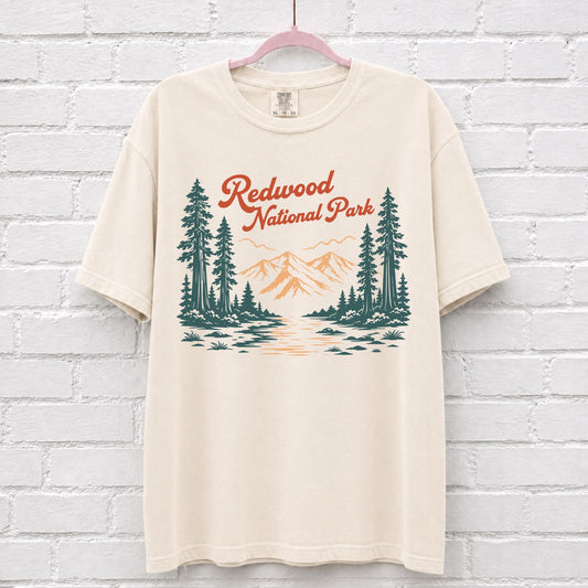 Redwood National Park Forest Graphic T-Shirt