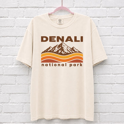 Denali National Park Sunset Wave T-Shirt