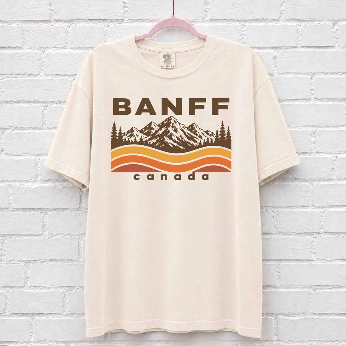 Banff Canada Sunset Wave T-Shirt – alternate product view