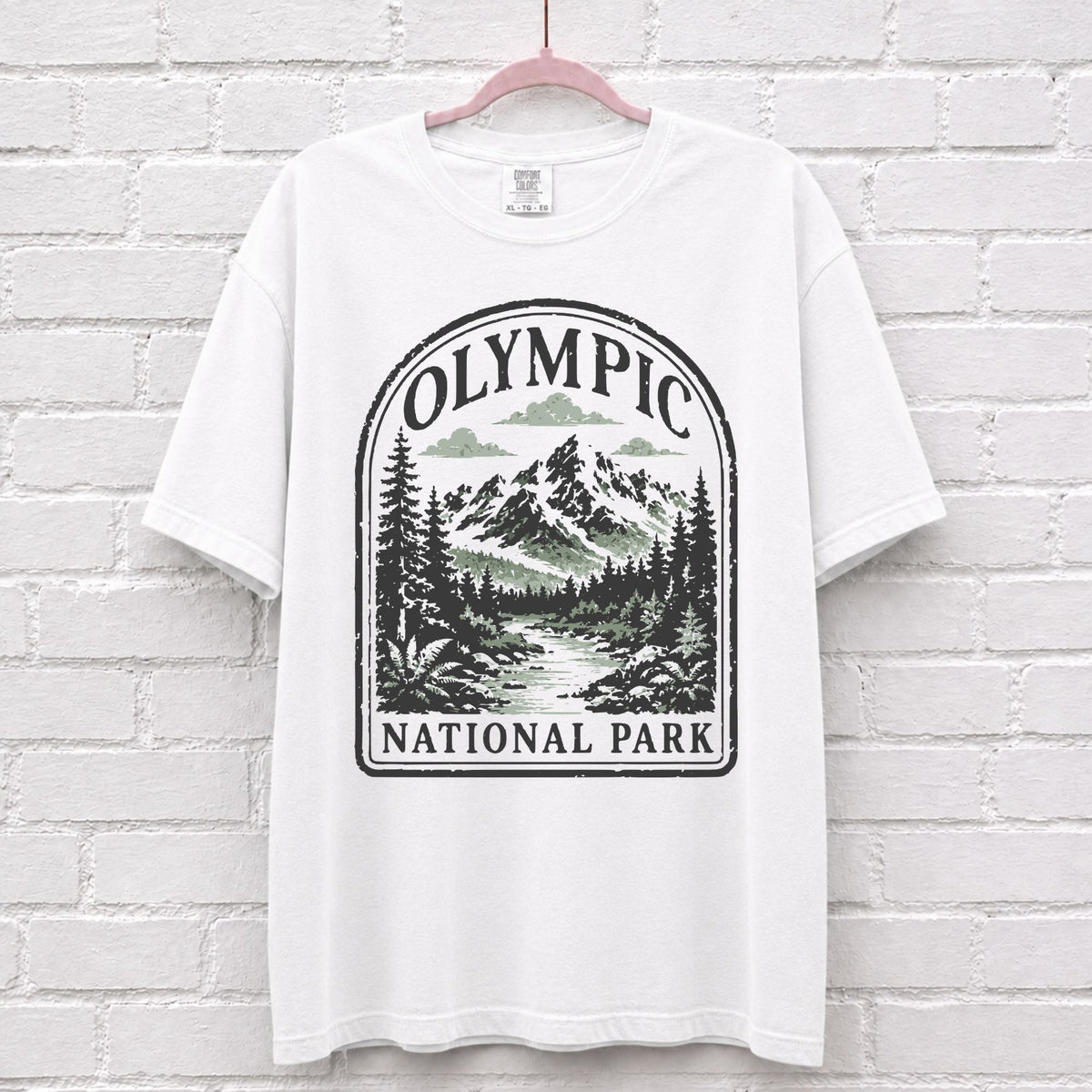 Retro Olympic National Park T-Shirt – alternate product view