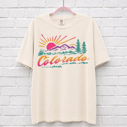 Retro 80s Colorado T-Shirt – alternate product view