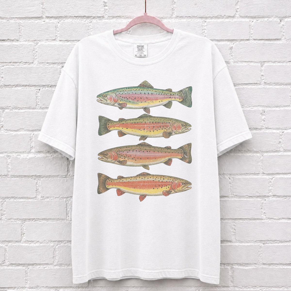 Vintage Rainbow Trout T-Shirt – alternate product view