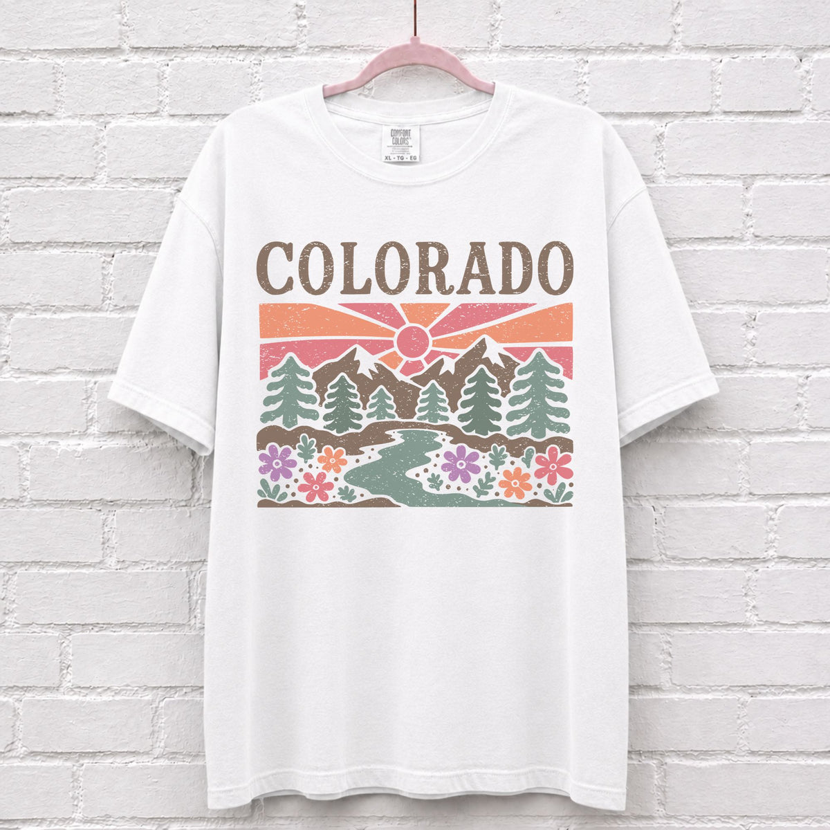 Colorado Floral Graphic T-Shirt