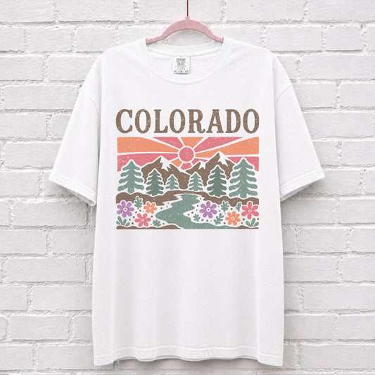 Colorado Floral Graphic T-Shirt