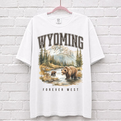 Wyoming Forever West Bear T-Shirt – alternate product view