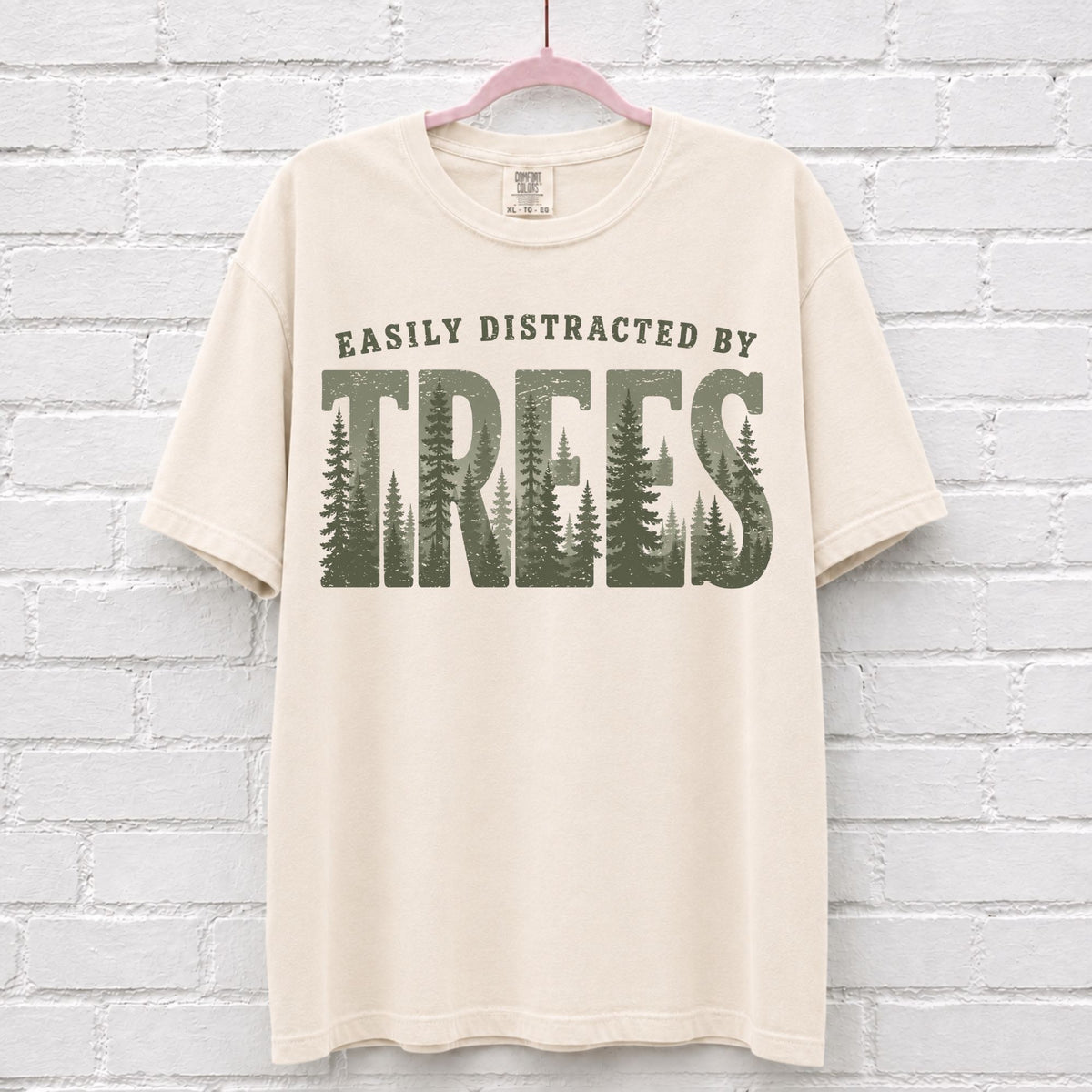 Easily Distracted By Trees Landscape Graphic T-Shirt
