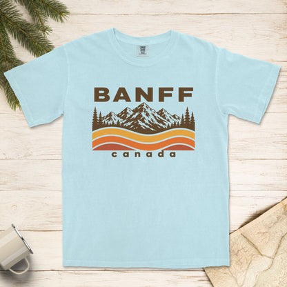 Banff Canada Sunset Wave T-Shirt