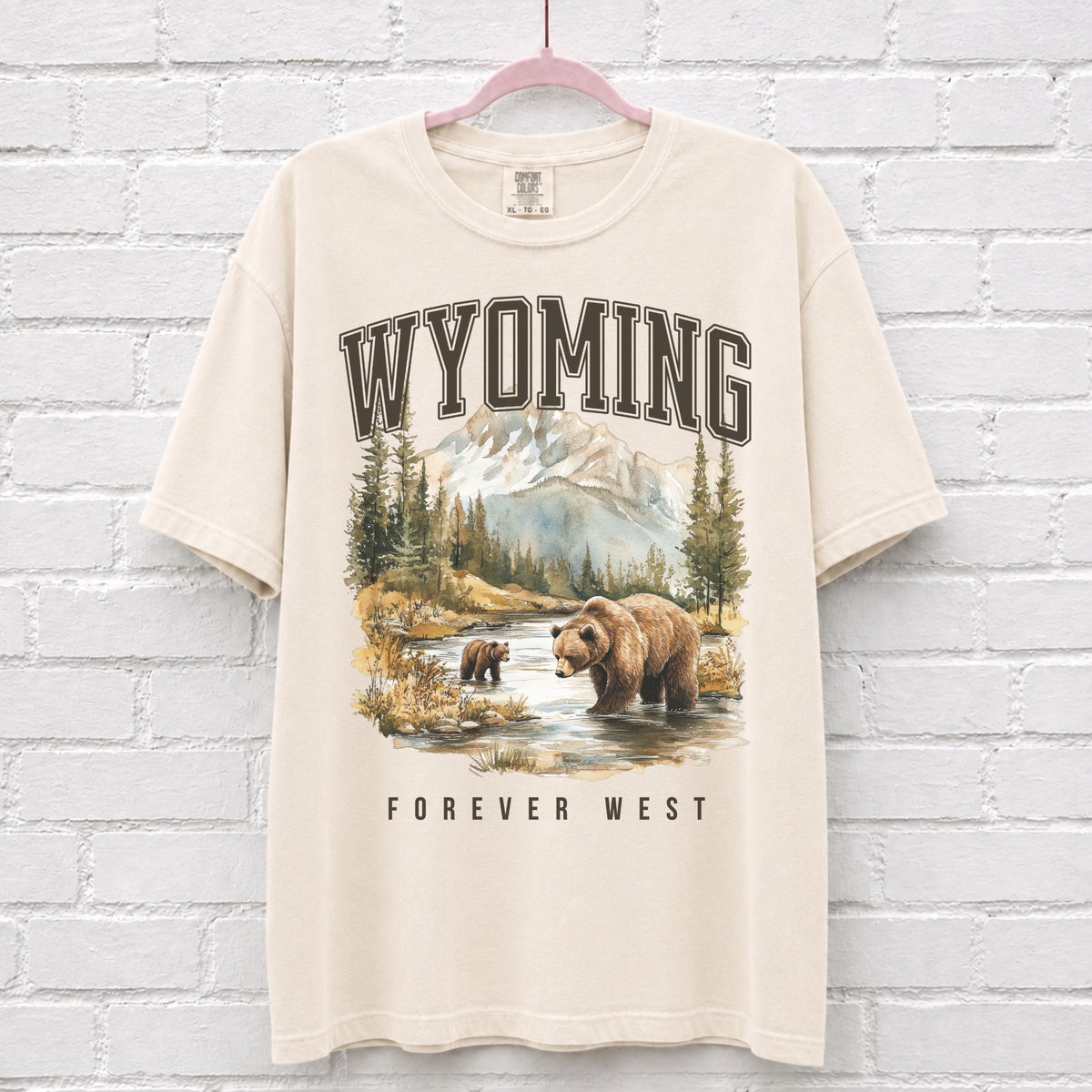Wyoming Forever West Bear T-Shirt – alternate product view