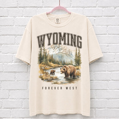 Wyoming Forever West Bear T-Shirt – alternate product view