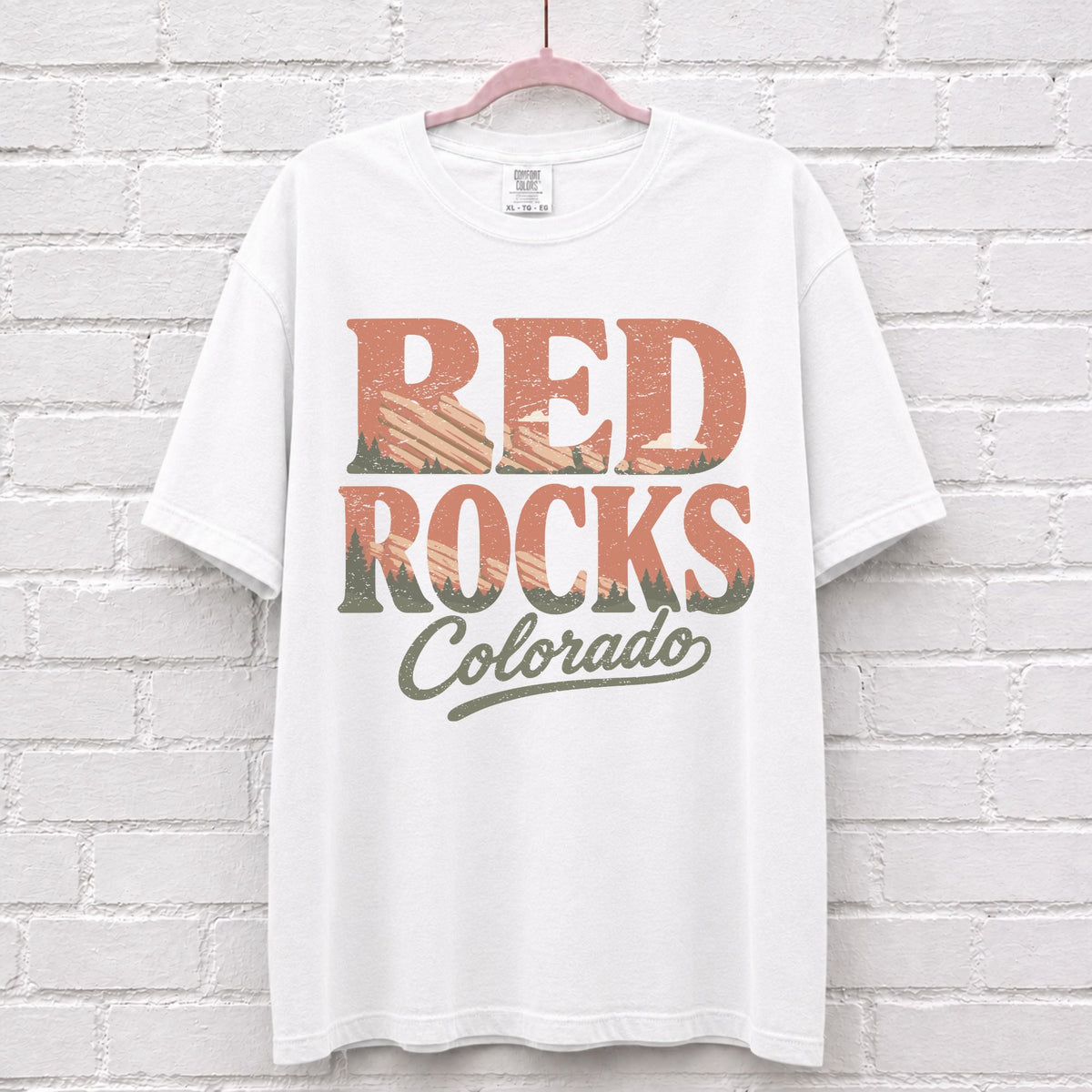 Red Rocks Colorado T-Shirt – alternate product view