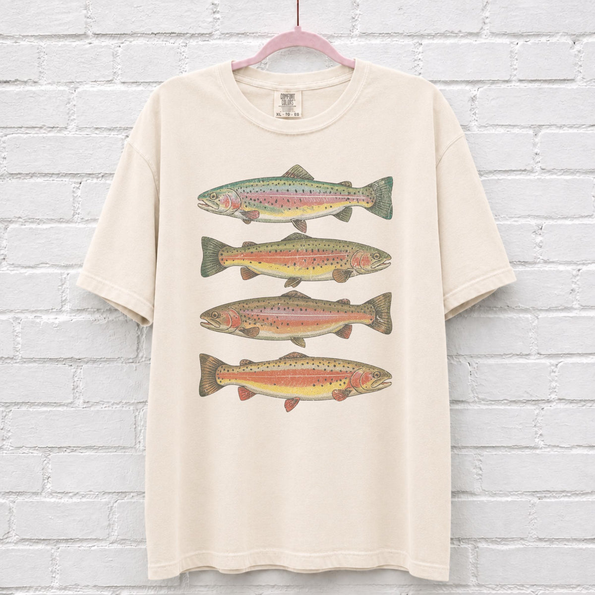 Vintage Rainbow Trout T-Shirt – alternate product view