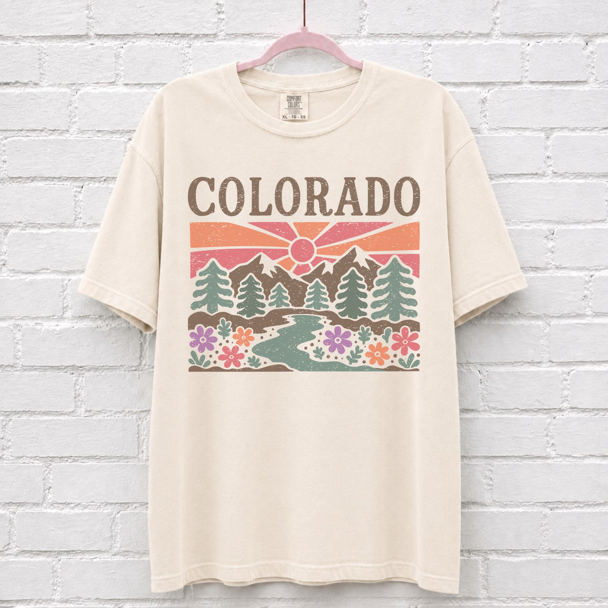 Colorado Floral Graphic T-Shirt – alternate product view