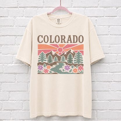 Colorado Floral Graphic T-Shirt – alternate product view