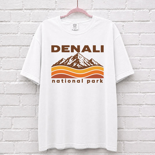 Denali National Park Sunset Wave T-Shirt