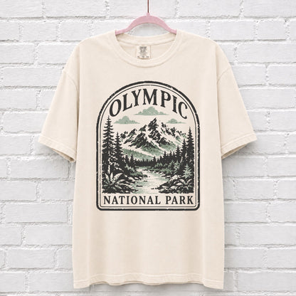 Retro Olympic National Park T-Shirt