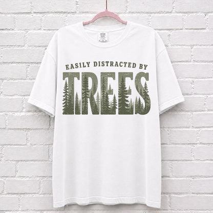Easily Distracted By Trees Landscape Graphic T-Shirt