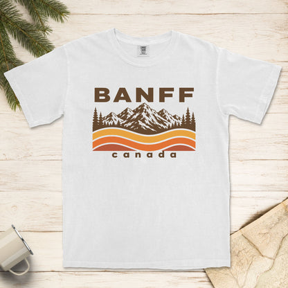 Banff Canada Sunset Wave T-Shirt