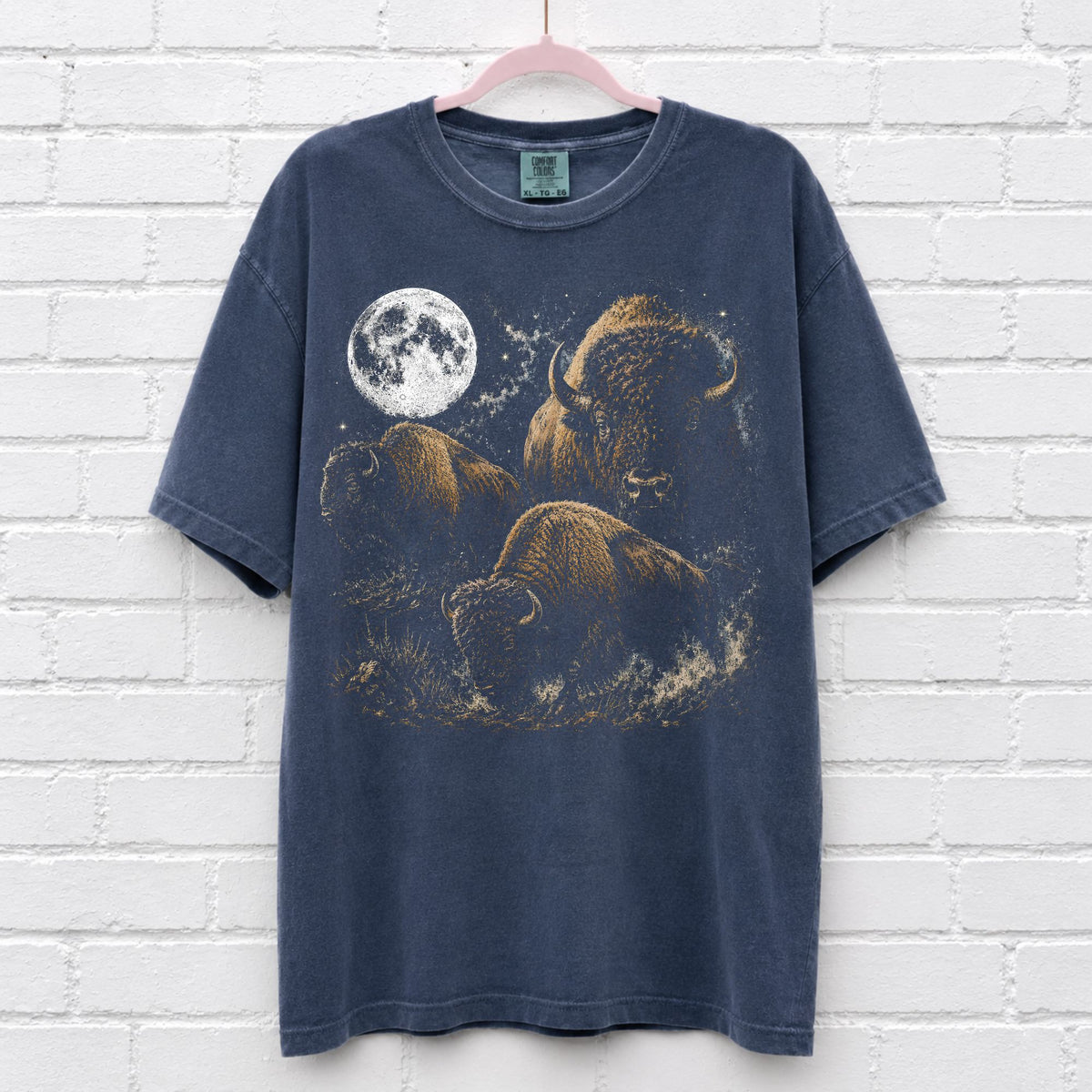 Bison Moonlight Vintage 90s T-Shirt