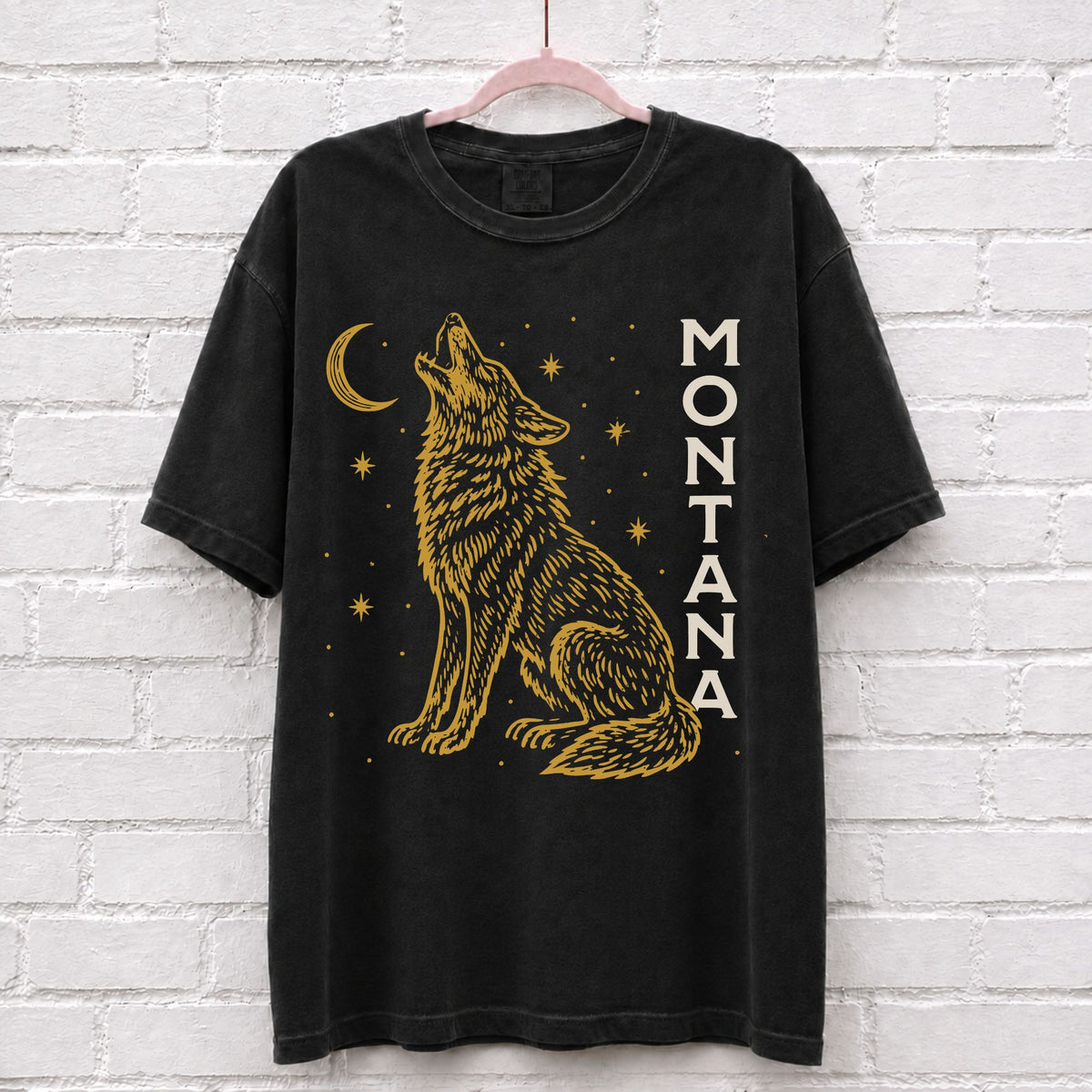 Starlight Montana Wolf Graphic T-Shirt