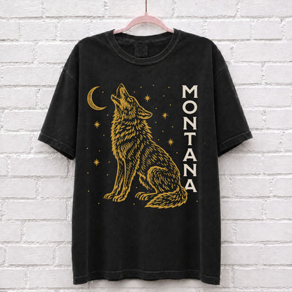 Starlight Montana Wolf Graphic T-Shirt