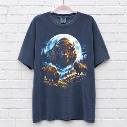 Bison Moon Vintage 90s T-Shirt