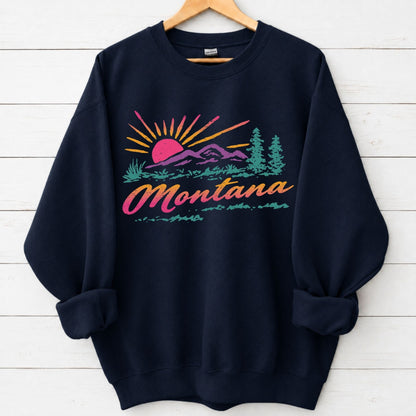 Vintage 80s Montana Graphic Sweatshirt