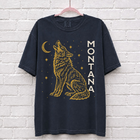 Starlight Montana Wolf Graphic T-Shirt