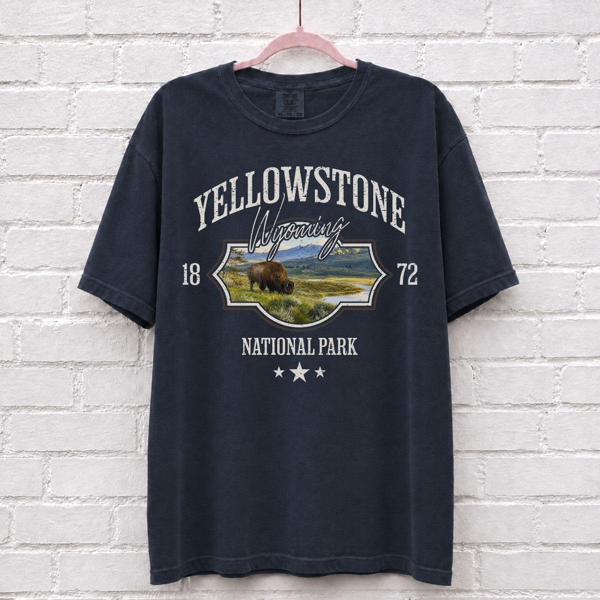 Yellowstone National Park Landscape Graphic T-Shirt