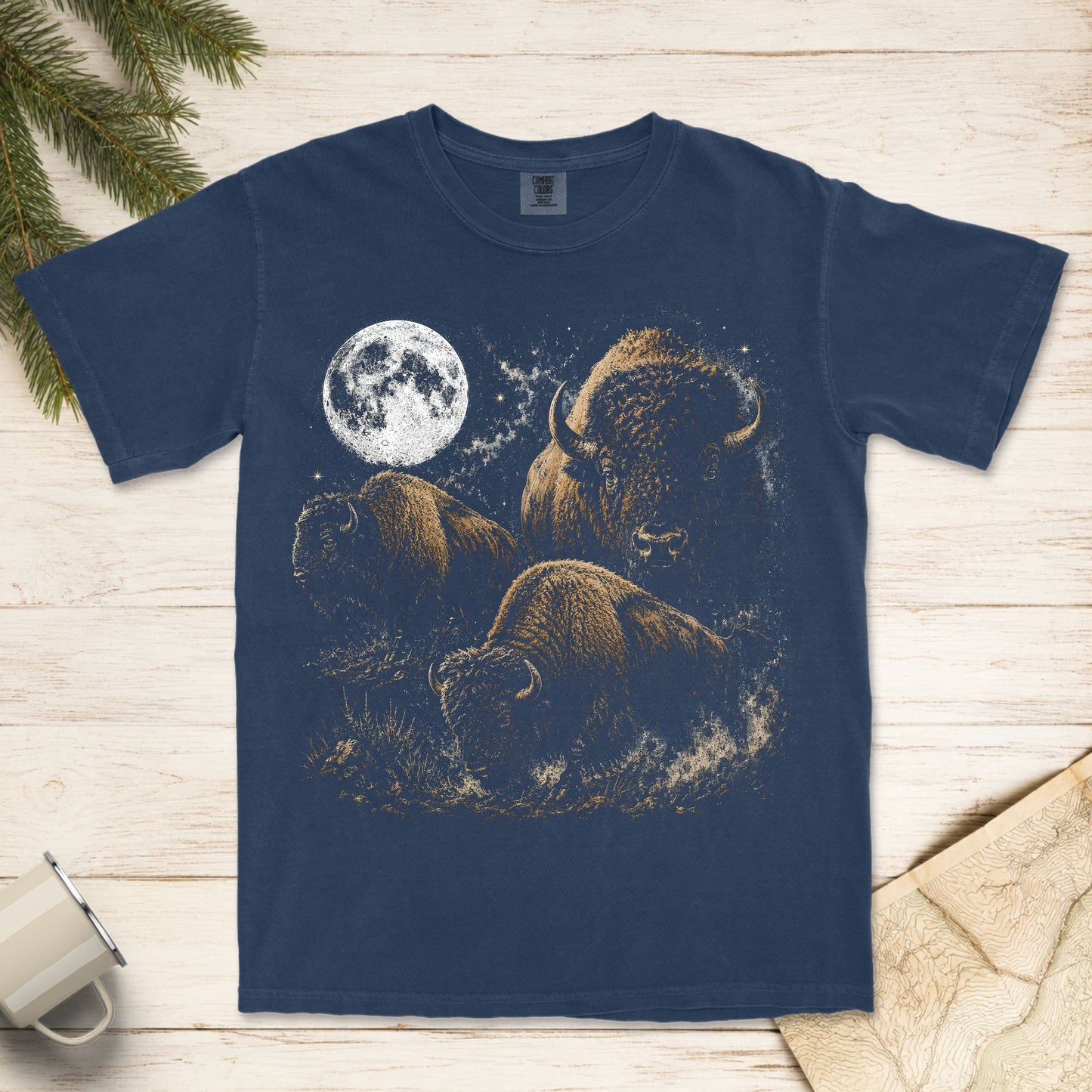 Bison Moonlight Vintage 90s T-Shirt
