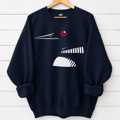 Subtle Loon Graphic Sweatshirt in Navy