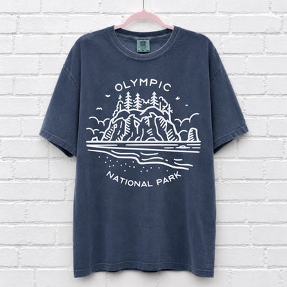 Vintage Olympic National Park Washington T-Shirt – alternate product view