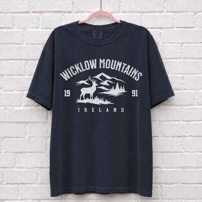 Wicklow Mountains Ireland Forest Graphic T-Shirt