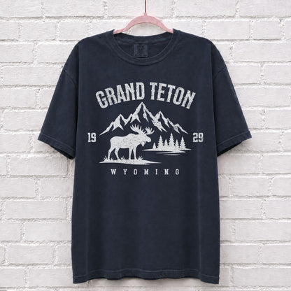 Grand Teton Wyoming Moose T-Shirt