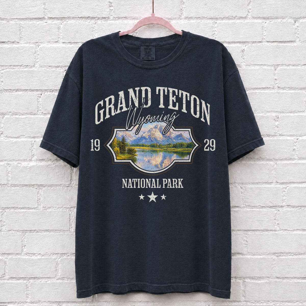 Grand Teton Wyoming Landscape Graphic T-Shirt