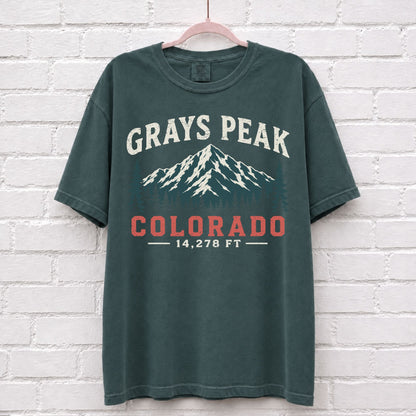 Grays Peak Colorado T-Shirt – alternate product view
