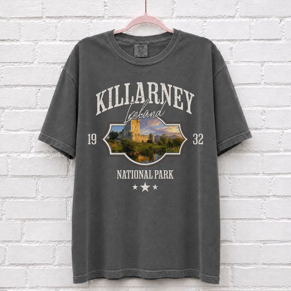 Killarney Ireland Ross Castle Landscape T-Shirt